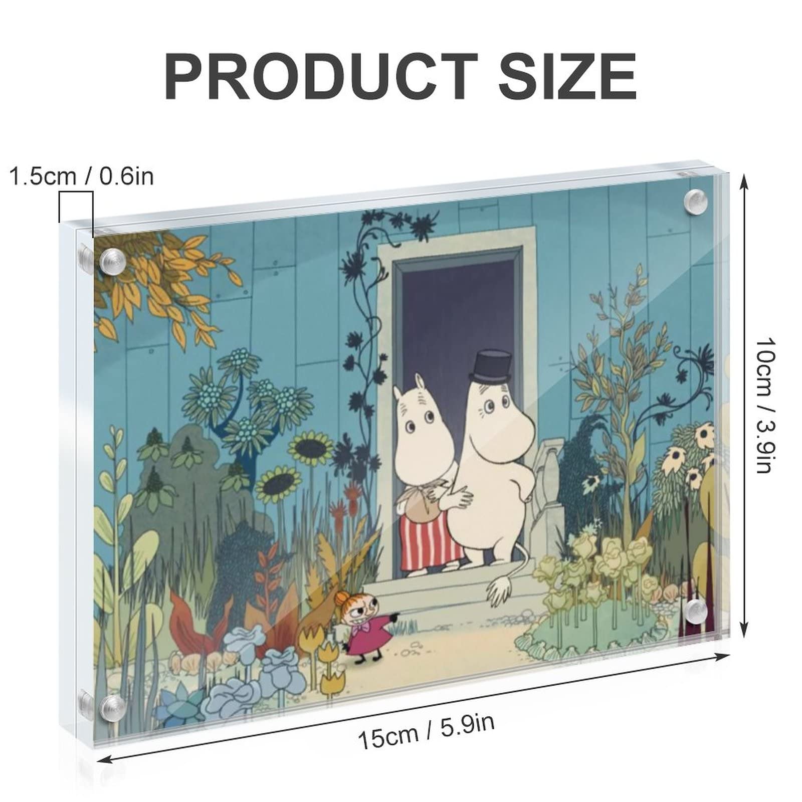 Amazon.co.jp: 写真立て ムーミン アクリルフォトフレーム マグネット