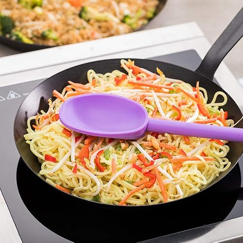 Miniatura 9 de Restaurantware Met Lux - Cuchara de cocina de 12 pulgadas, 1 cuchara mezcladora de alto calor, resistente al calor, ideal para utensilios de cocina