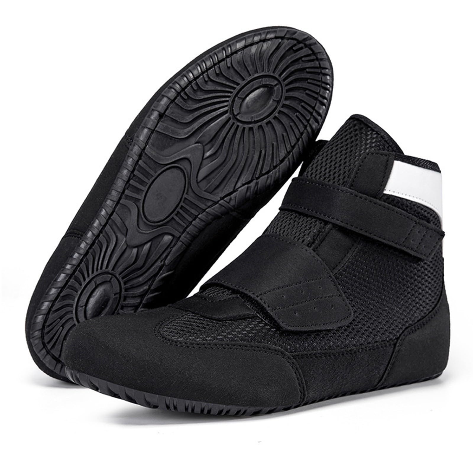 Chaussures de sport pour enfants - Chaussures de boxe en maille respirante - Chaussures de lutte - Chaussures d'entraînement - Antidérapantes - Chaussures de sport de combat - Chaussures de sport