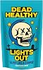 Lights Out – Premium Night-Time Sleep Support with Magnesium, L-Theanine, Lemon Balm & Tart Cherry – 60 Vegan Capsules – Made in The UK