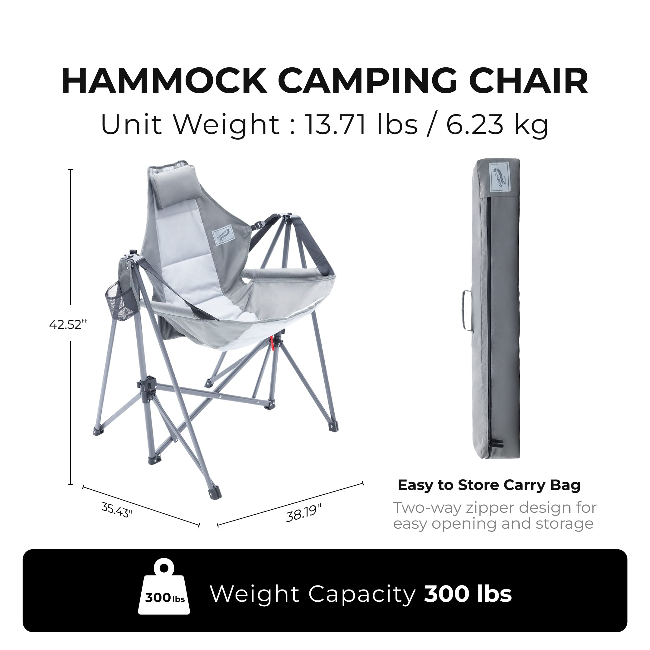 Amazon.co.jp: Camphor Designs ポータブルスイングハンモック