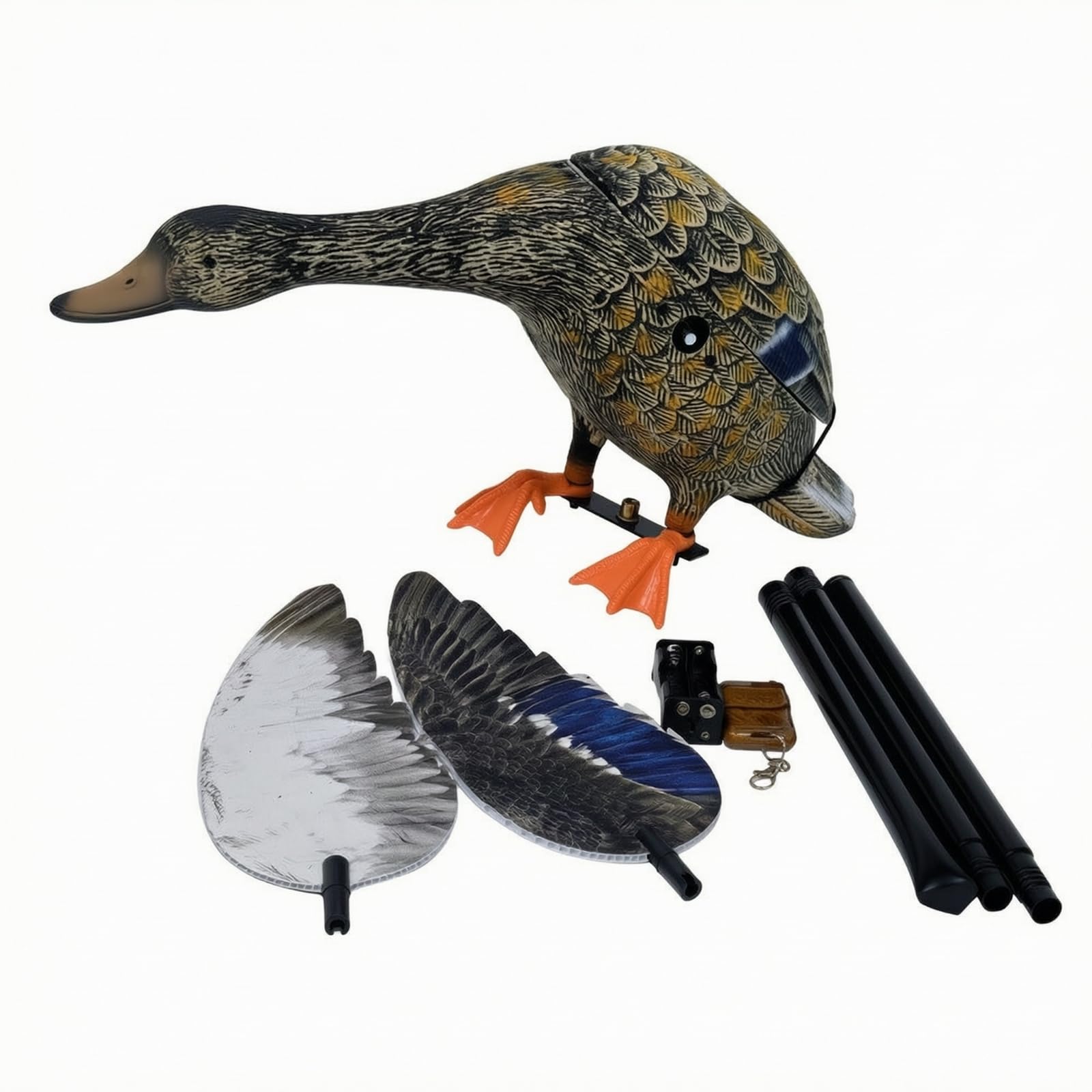 Leurre Canard avec Télécomman, Brun Foncé