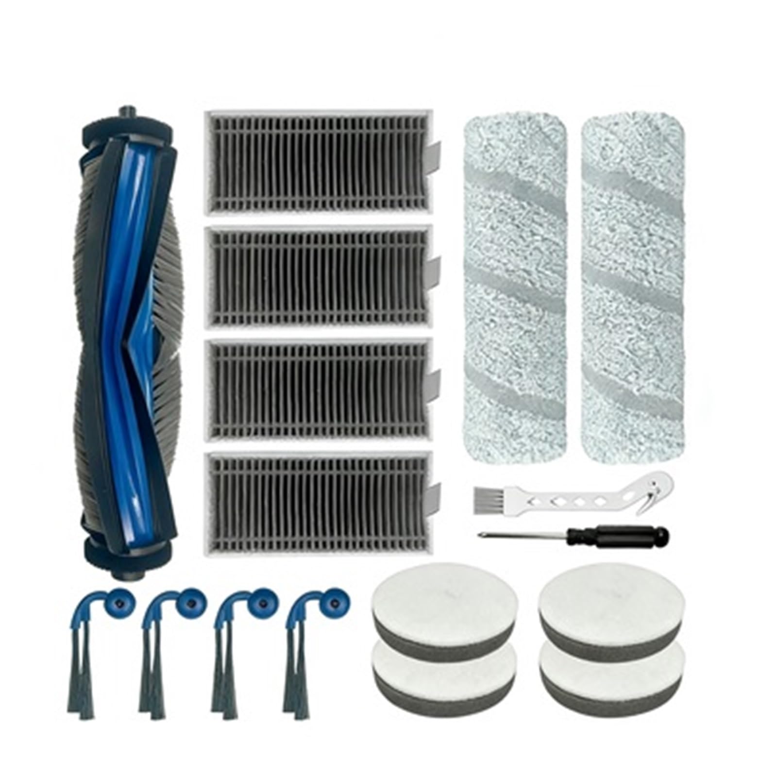 KDBERHFSA HOME TIMES Replacement Accessaries Kit Set，Compatible For Ecovacs，Deebot，X11 0mniCyclone Robot Vacuum Cleaner