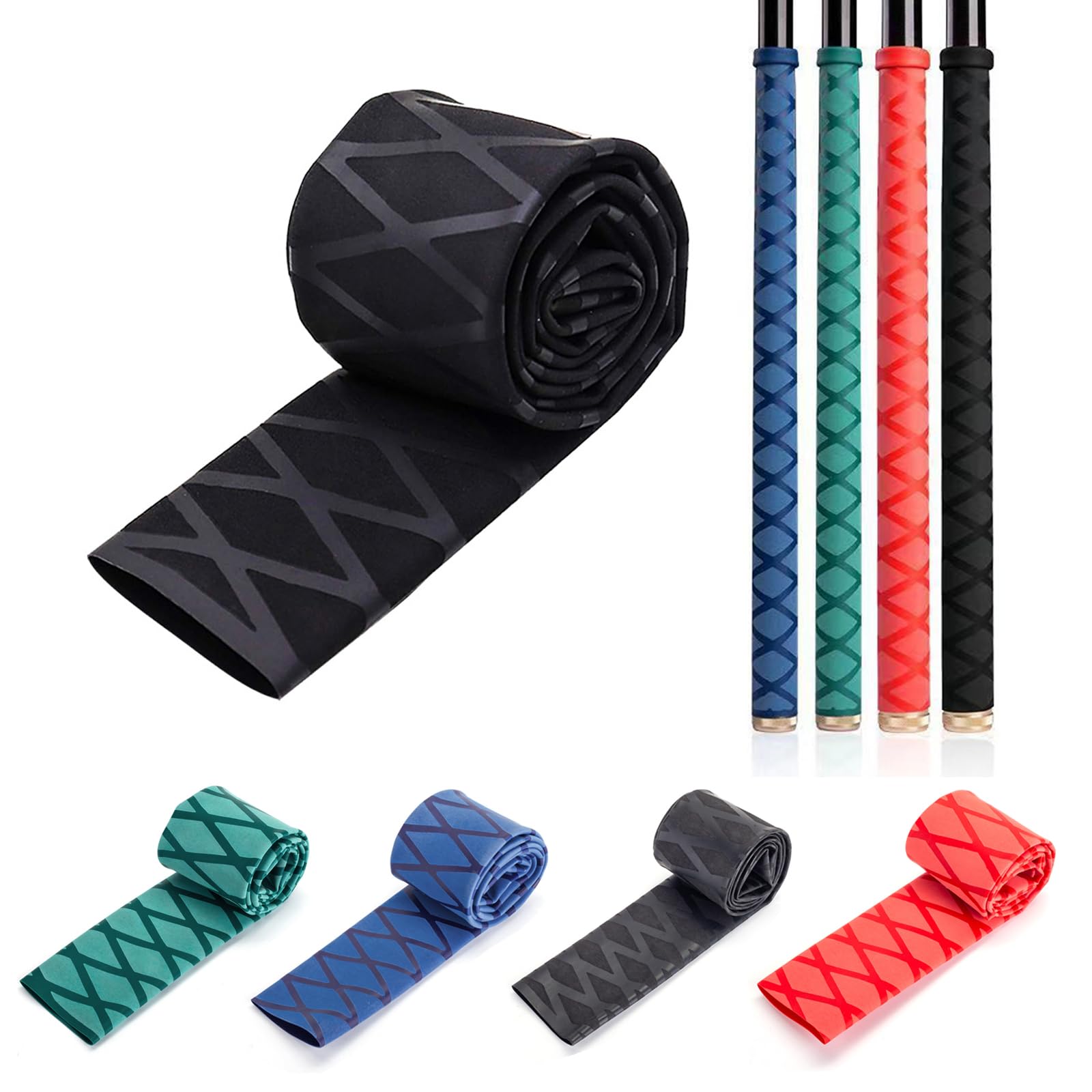 Amazon | [雲見] ラバーグリップ 熱収縮チューブ 滑り止め 質感 釣り竿