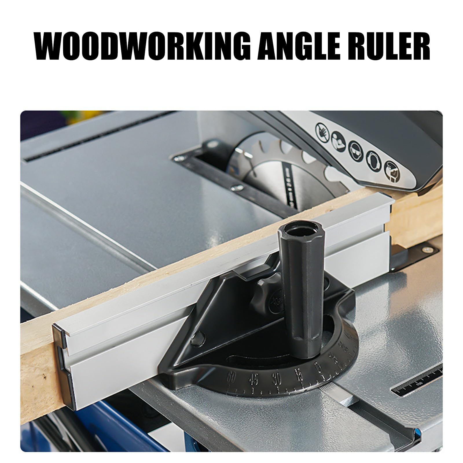 EINCORN Table Sawing Miter Gauges Miter Gauges Fence Adjustable Angles Ruler Miter Gauges Woodworking Tool Angles Plate Ruler Re