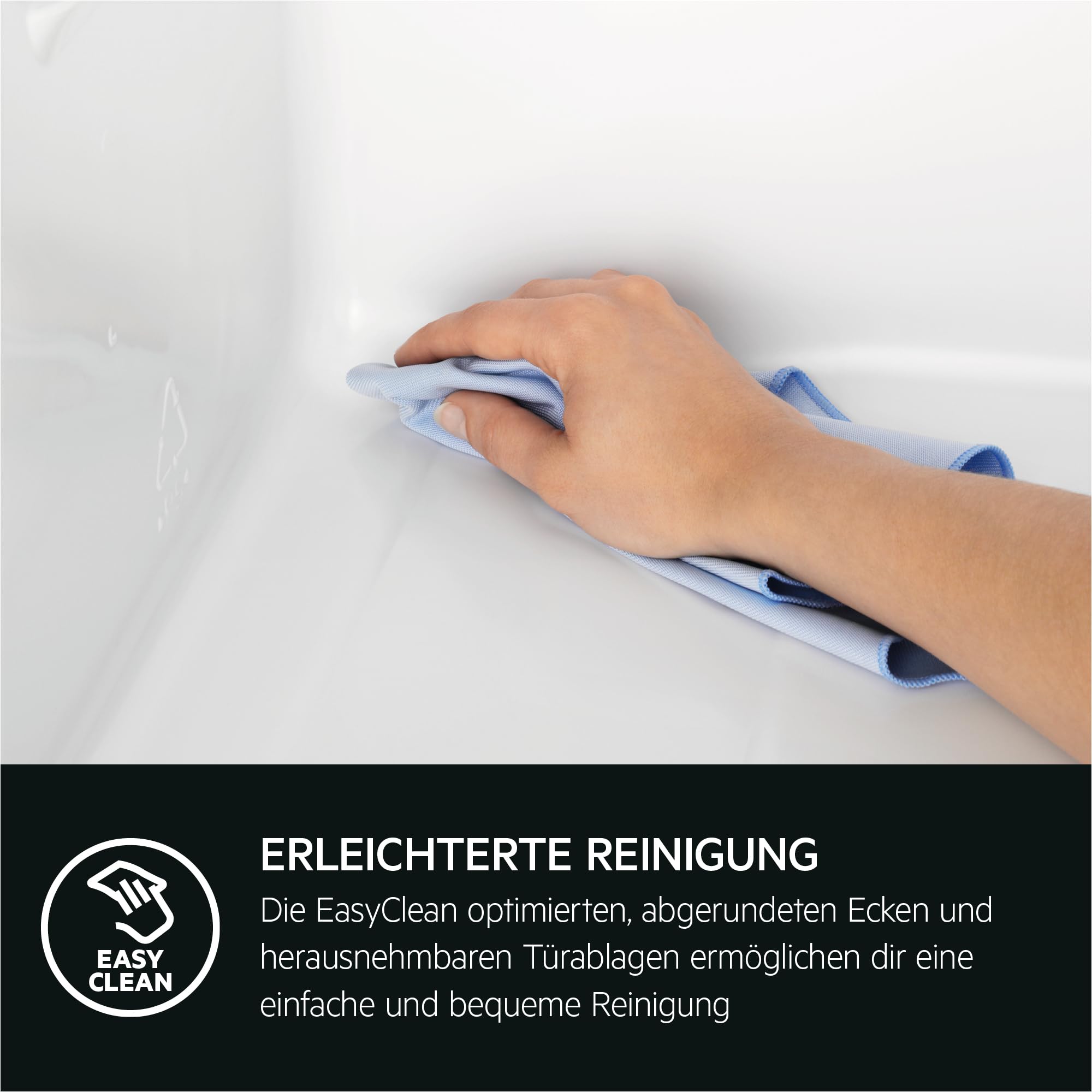 AEG Einbau-Gefrierschrank 88cm, Serie 6000 LowFrost: weniger Eisbildung, 4-Sterne Gefrierraum 98L, elektronische Steuerung, Schnell-Gefrier-Funktion, Temperaturalarm, Schlepptür-Technik, TAB6L88ES