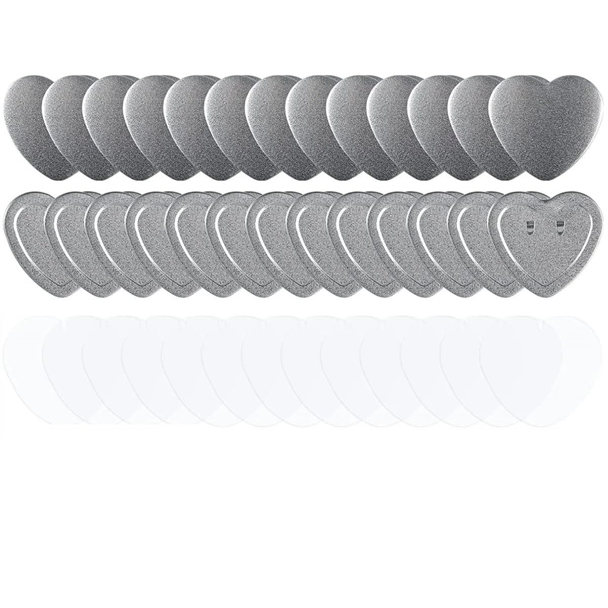 Fournitures badge en coeur pour personnaliser vos vestes et sacs lors d'ateliers créatifs