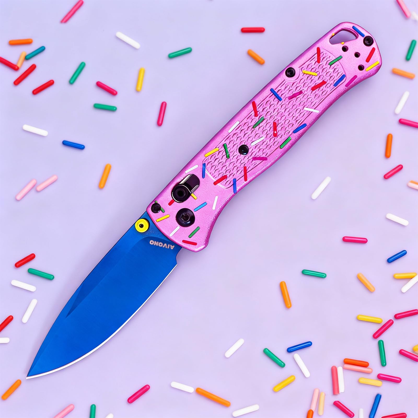 Amazon.com : AIVONO Pink Donut Pocket Knife, 3