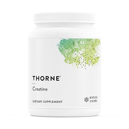 THORNE Creatine - Micronized Creatine Monohydrate Powder - Support for Muscles & Cognitive Function* - for Women & Men - Unflavored - NSF Certified for Sport - 5 g per Serving - 180 Servings