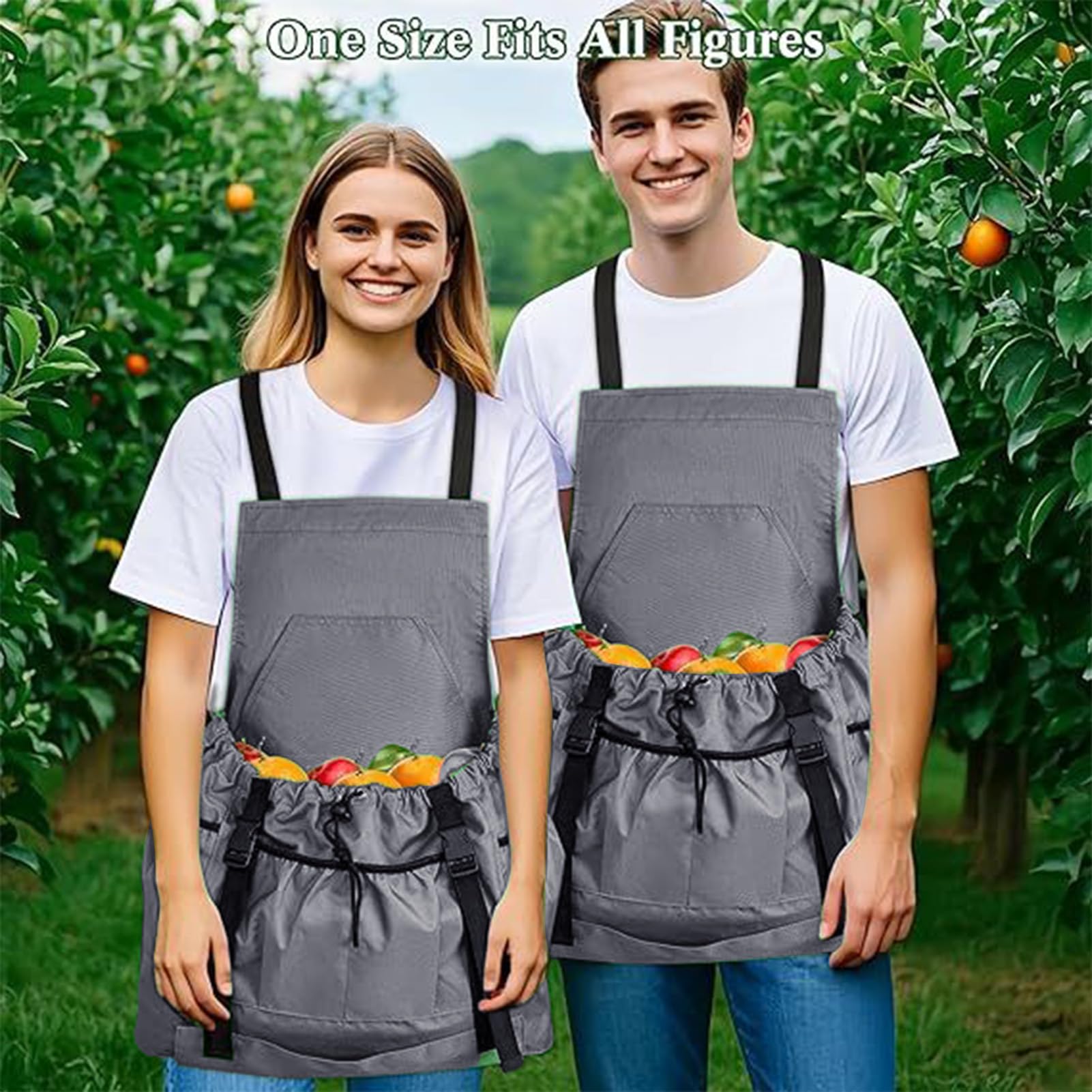 Tablier de jardin avec poches Blouse Imperméable Ajustable Avec Poches