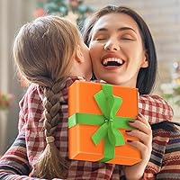 Vista 5 de 30 hojas de papel de seda naranja para embalaje, bolsas de regalo, decoración, papel de regalo a granel para bodas, cumpleaños, proyectos DIY