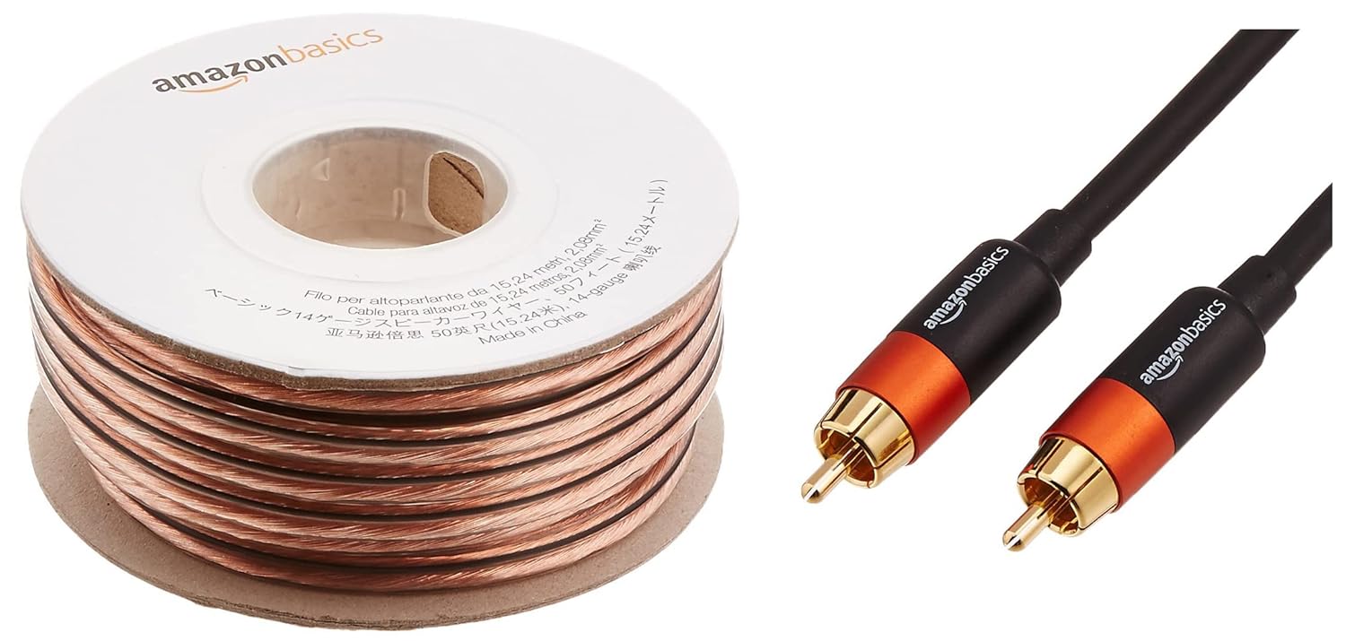 Amazon.in Buy AmazonBasics 14Gauge Speaker wire 50 feet