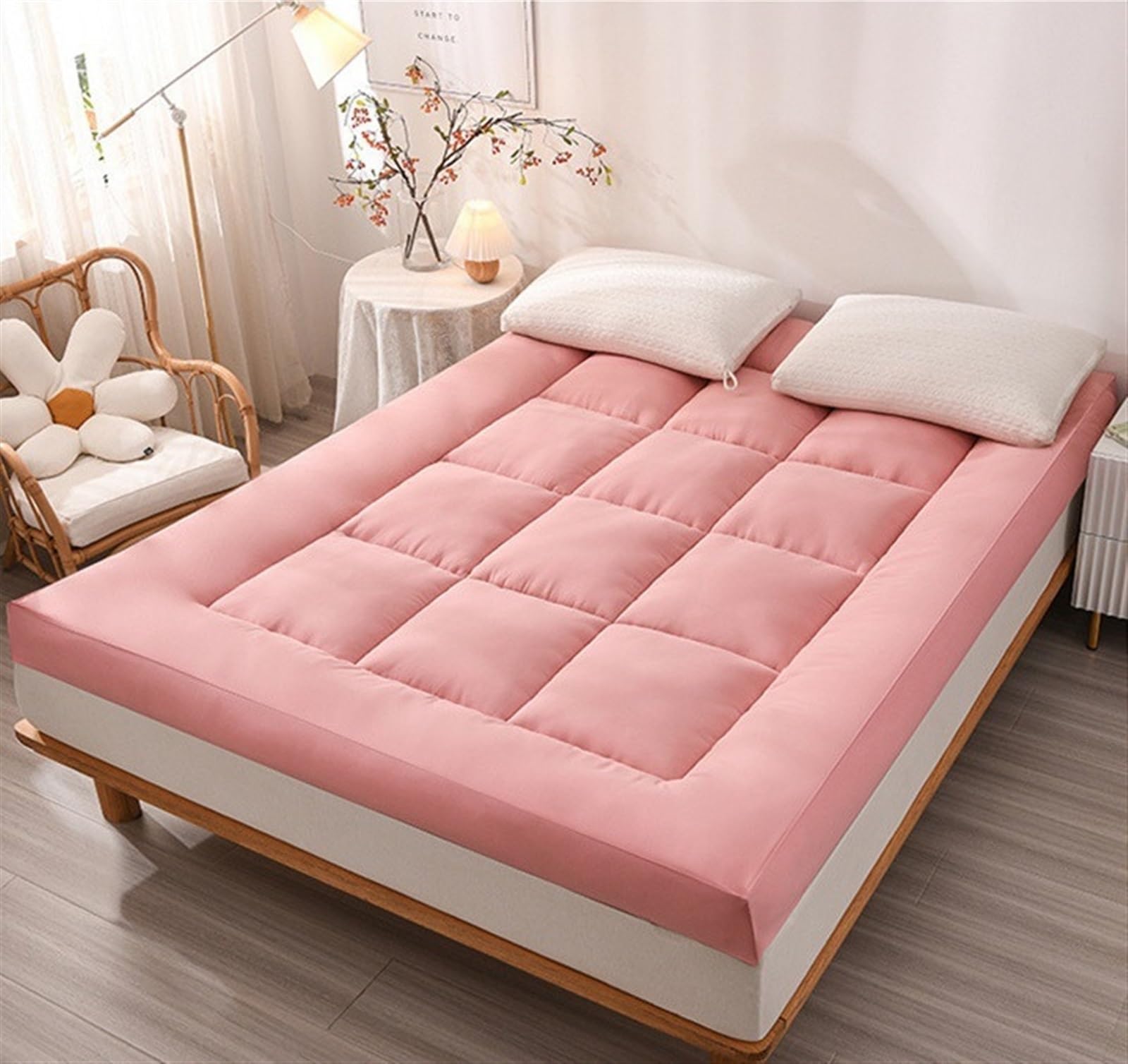 Matelas Tatami Pliable Futon Japonais 150x200cm Extra Épais - Rollable Camping Voiture Canapé
