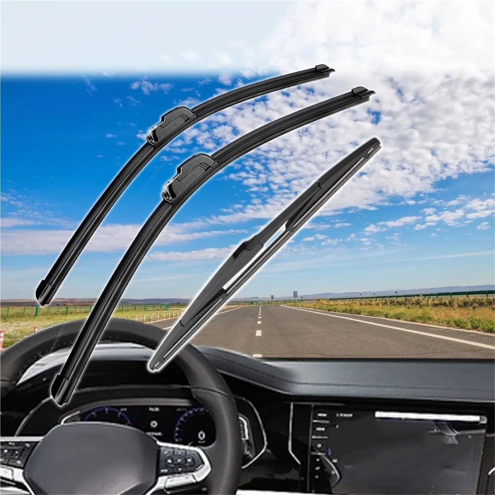 limpiaparabrisas de Coche para Toyota para Previa para Tarago para Estima Escobillas limpiaparabrisas Delanteras y traseras