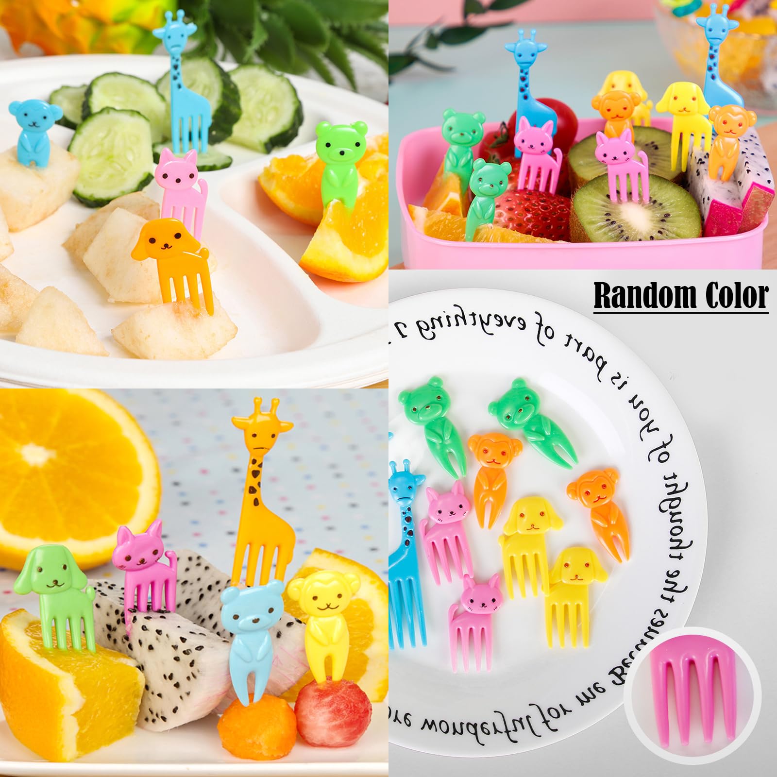 22 Formine Per Biscotti E Sandwich Per Bambini - Stampi Animali, Frutta, Verdura, Forchette Incluse - 2