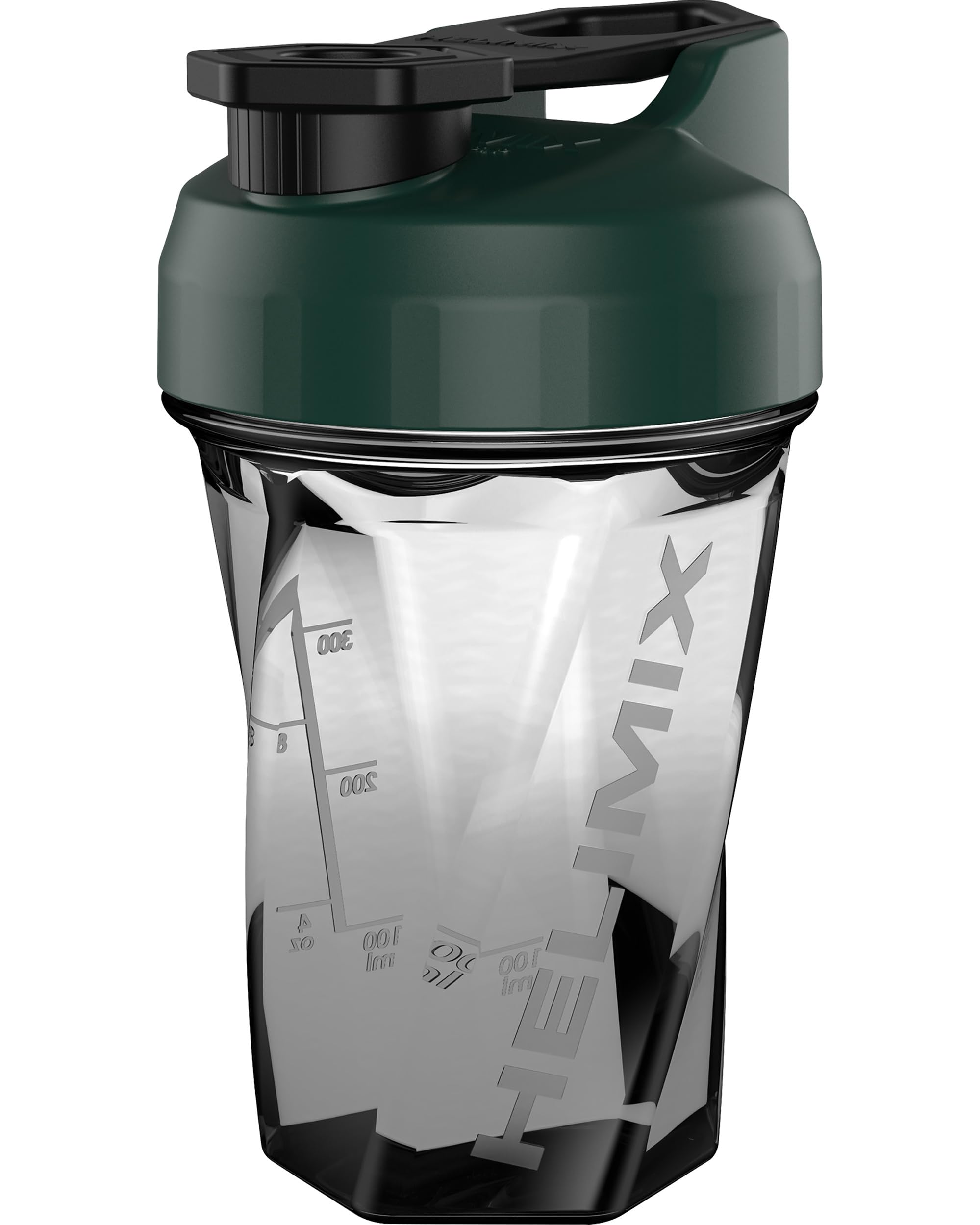 Helimix 2.0 Vortex Blender Shaker Bottle 591 ml - No Blending Ball or Whisk - USA Made - Portable Pre Workout Whey Protein Drink Cup - Mixes Cocktails Smoothies Shakes - Top Rack Safe