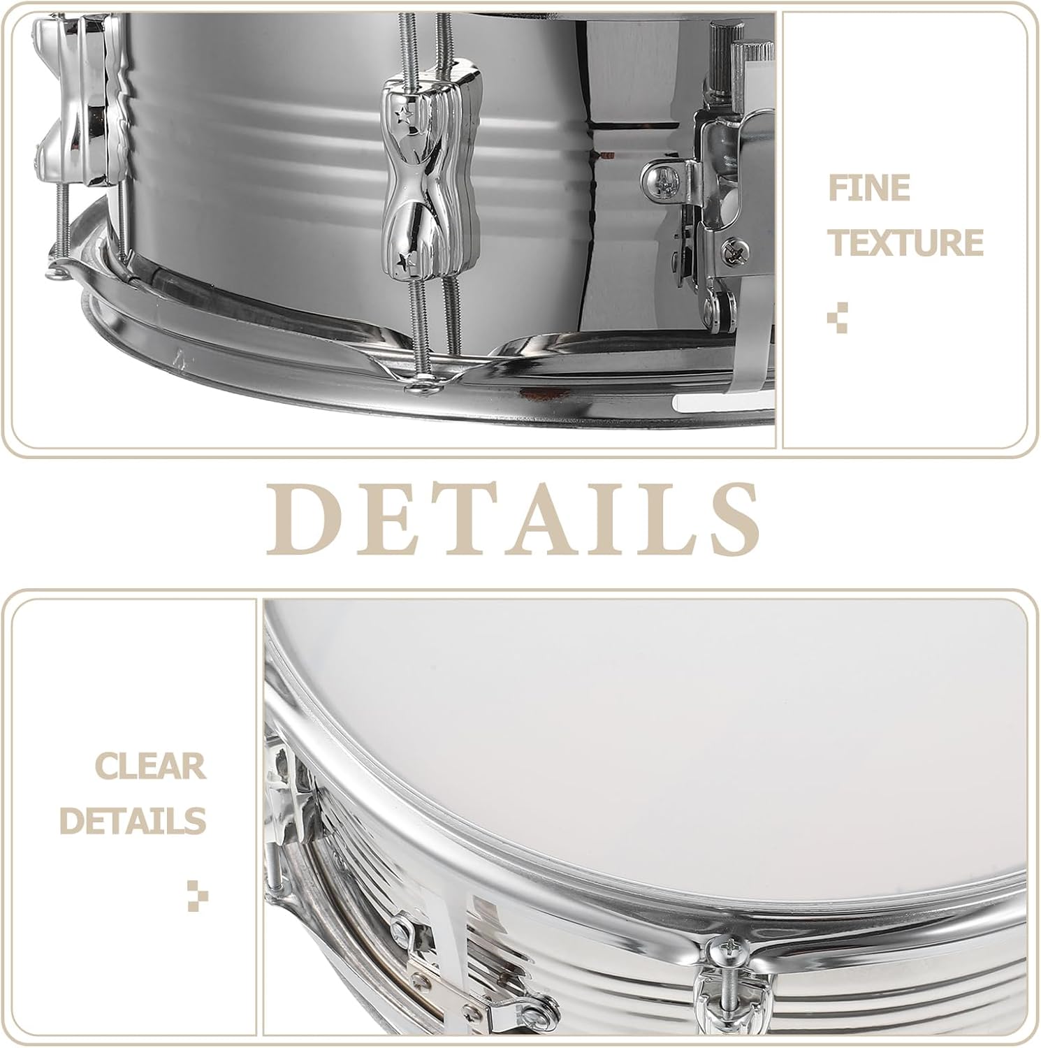 PRETYZOOM 1 Set Marching Snare Drum: Percussion Marching Snare Drum for Adults – Acoustic Instrument Kit with Strap Drumsticks for Bands Events and Professional Use