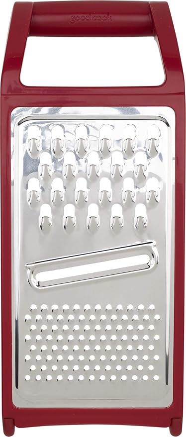 Good Cook 10-Inch Chrome Universal Flat Grater,Colors may vary