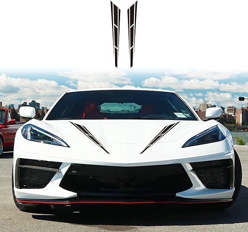 Miniatura 4 de Universal Car Side Stripes Decals & Hood Stickers, Racing Stripes Decals for Cars Body, Auto Side Stickers Stripes, Car Door Decal for All Cars SUV