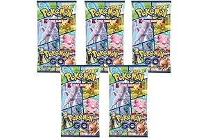 Sword & Shield GO 5 Pokemon Cards Go Booster Pack for Ages 6 and up