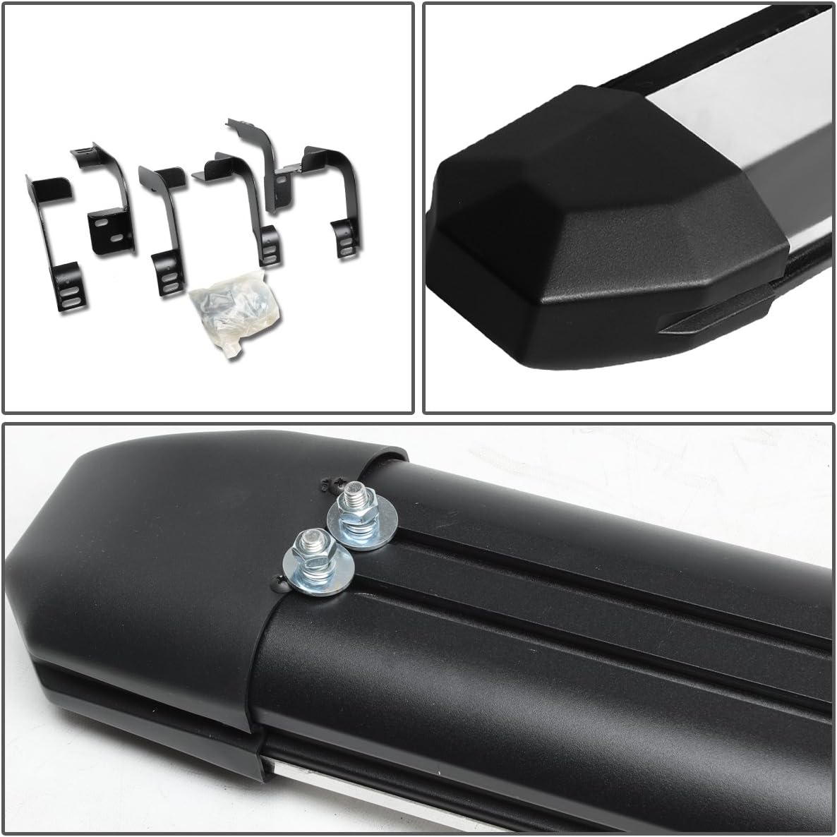 Auto Dynasty 5 Inches Side Step Nerf Bar Running Board Compatible with Dodge Ram 1500-3500 Crew Cab 4-Door 09-20, Aluminum, Polished Chrome