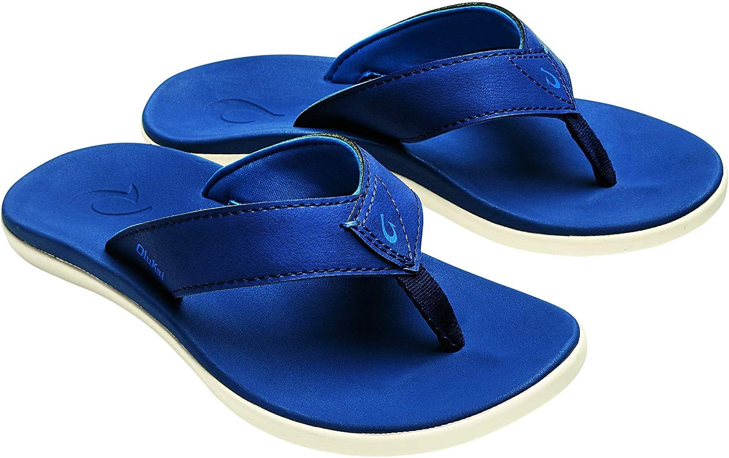 OluKai Niau Boys Beach Sandals Navy/Navy - 10 M Us Toddler
