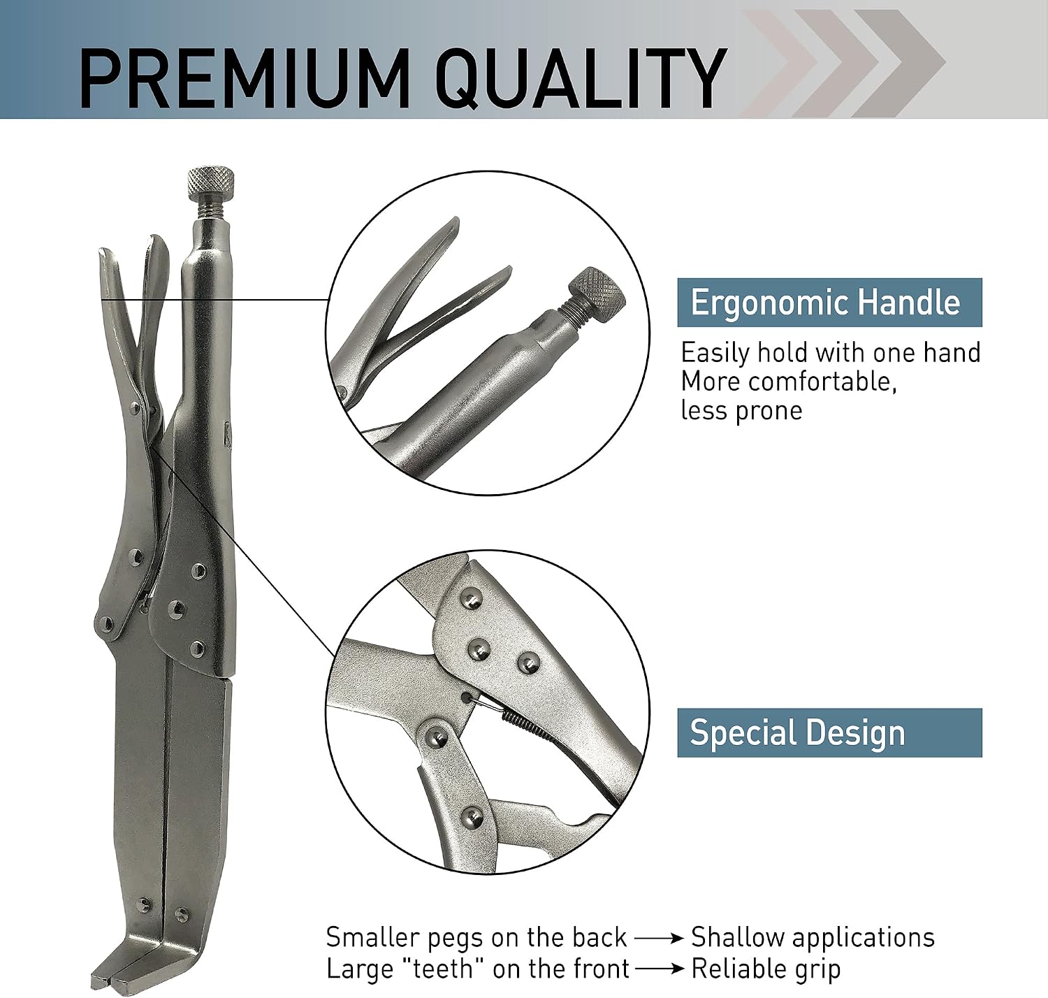 MacWork Clutch Holding Tool, Adjustable Universal Spanner Wrench for Motorcycle ATV UTV, Durable Steel Construction, Silver Metallic Finish