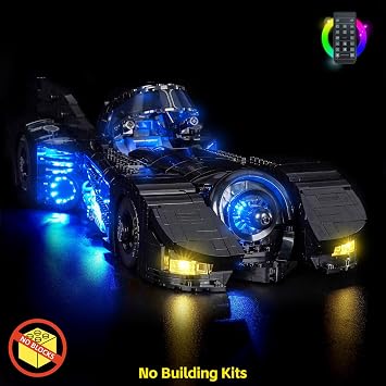 BrickBling Remote Control Light Set Compatible with Lego Batmobile 76355