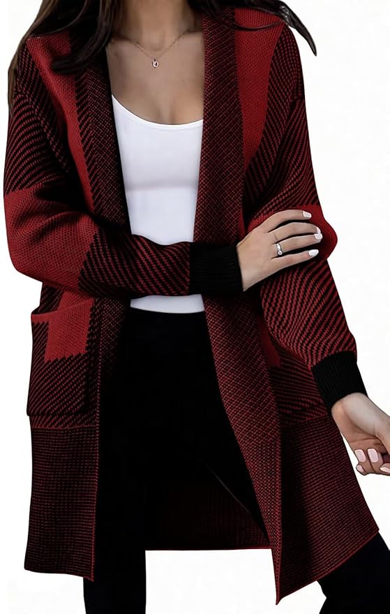 Astylish Women's Open Front Cardigan Knit Sweater