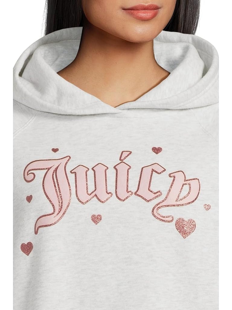 Gray Juicy Couture Raglan Sleeve Oversized Fit Hoodie