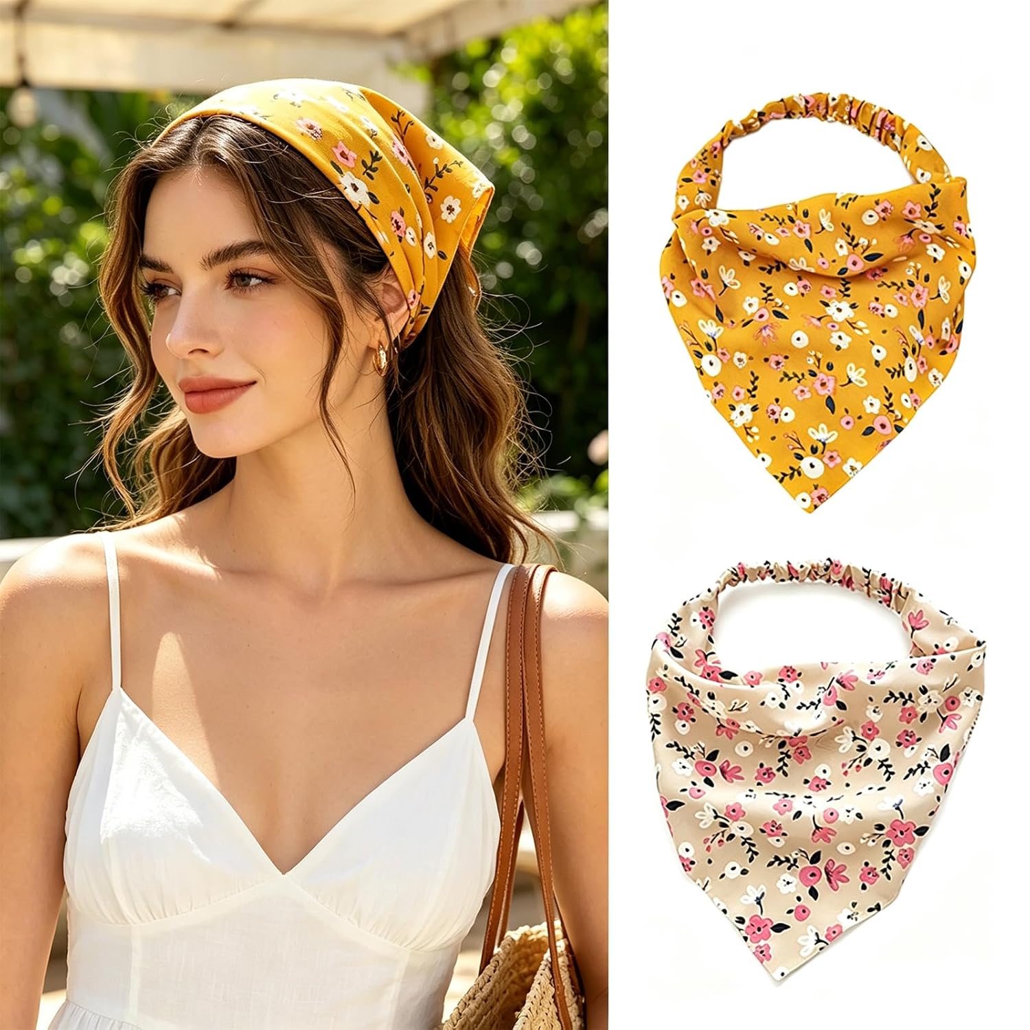 Bandanas for Women Chiffon Bohemian Style Bandana