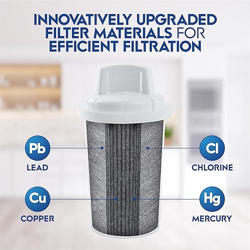 Miniatura 3 de Filtro de agua de larga vida útil de 120 galones, 40 tazas, 1 filtro de membrana, certificado IAPMO, 5 veces su vida útil, reduce el 99% de plomo,