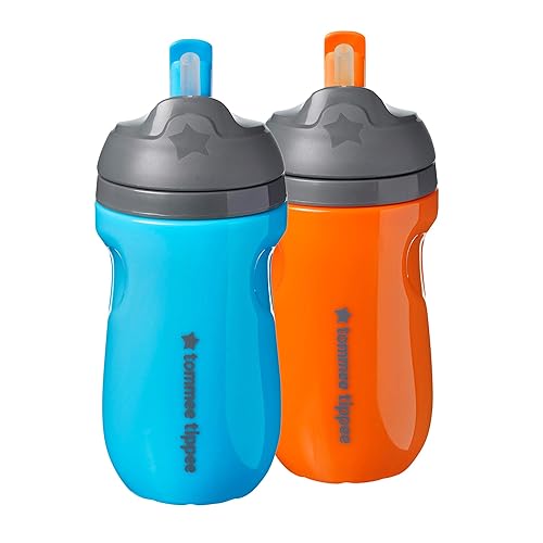 Tommee Tippee - Botella de agua aislada con asa para niños pequeños