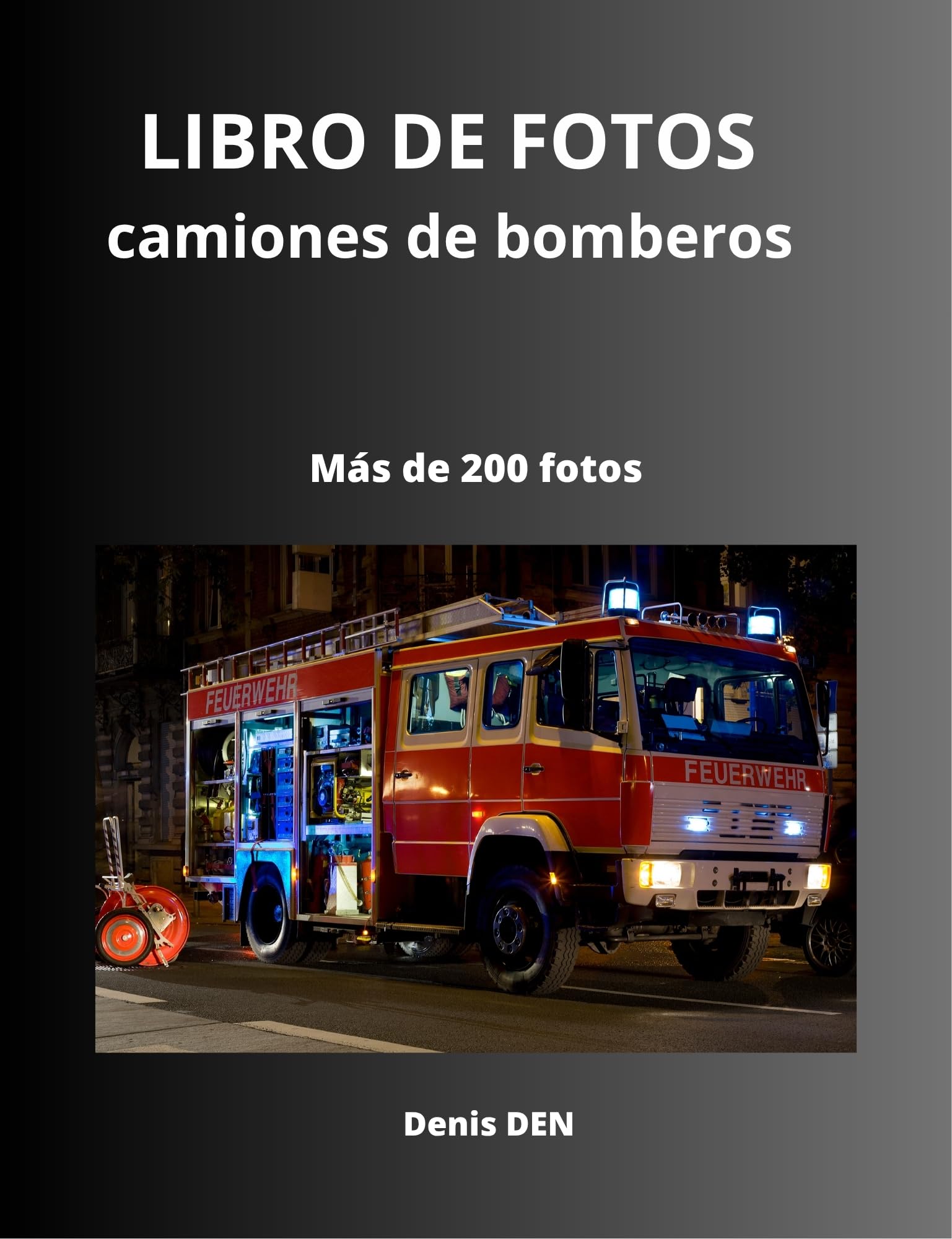 Livre de camions de pompiers l'idée cadeau d'anniversaire idéale pour petit
