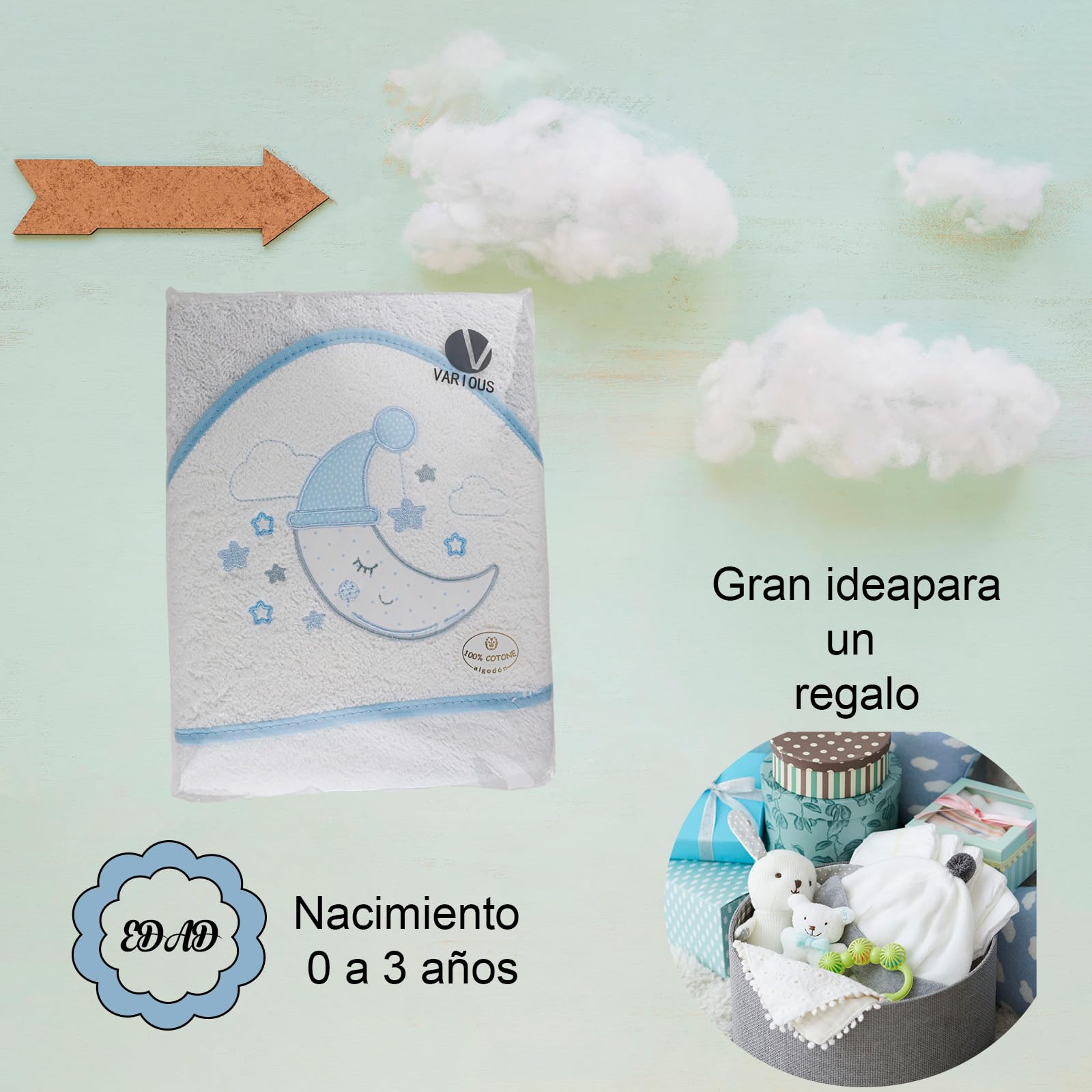 Asciugamano Da Bagno Per Bambini, Mantello Con Cappuccio Asciugamano Da Bagno Spesso Caldo Assorbente Morbido Ad Asciugatura Rapida Telo Mare S 98782196