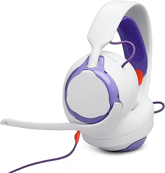 JBL Quantum 250 - 有線マルチプラットフォームオーバーイヤーゲームヘッドセットホワイト