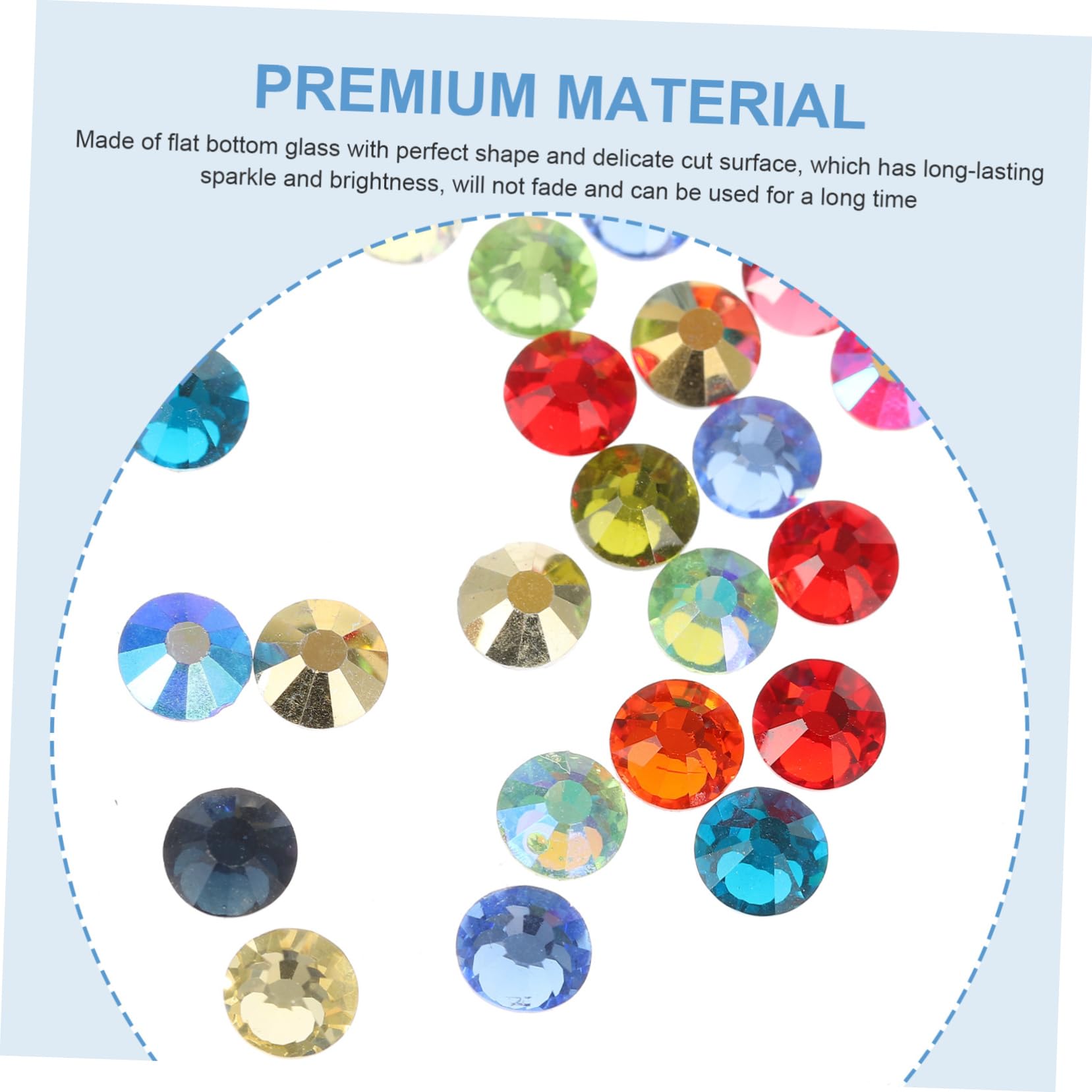 Healeved 4sets Strass Per Unghie Con Design Flatback Kit Di Decorazioni Per Nail Art e Progetti Fai Da Te Misti Comparti Accessori Per Manicure e Crafting