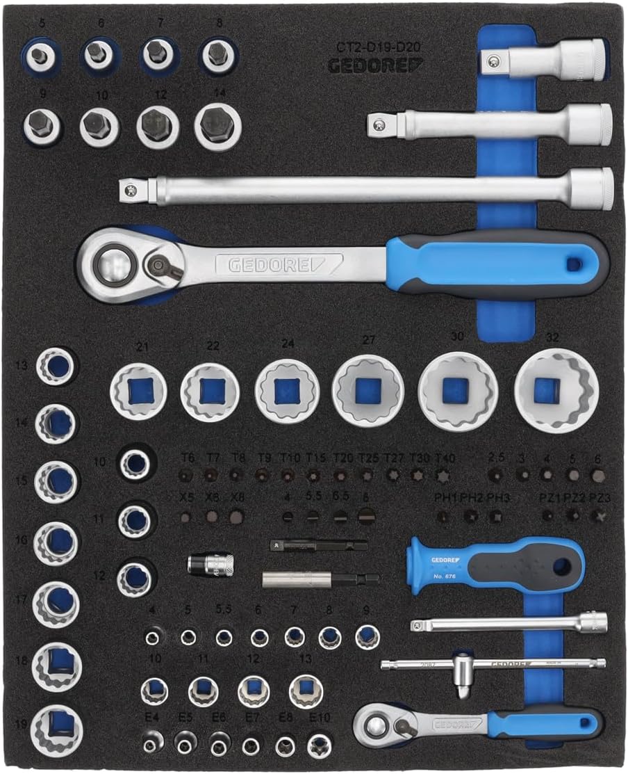 GEDORE WSL Litre/308 Tool Trolley Workster with 308 Pieces Tool Set