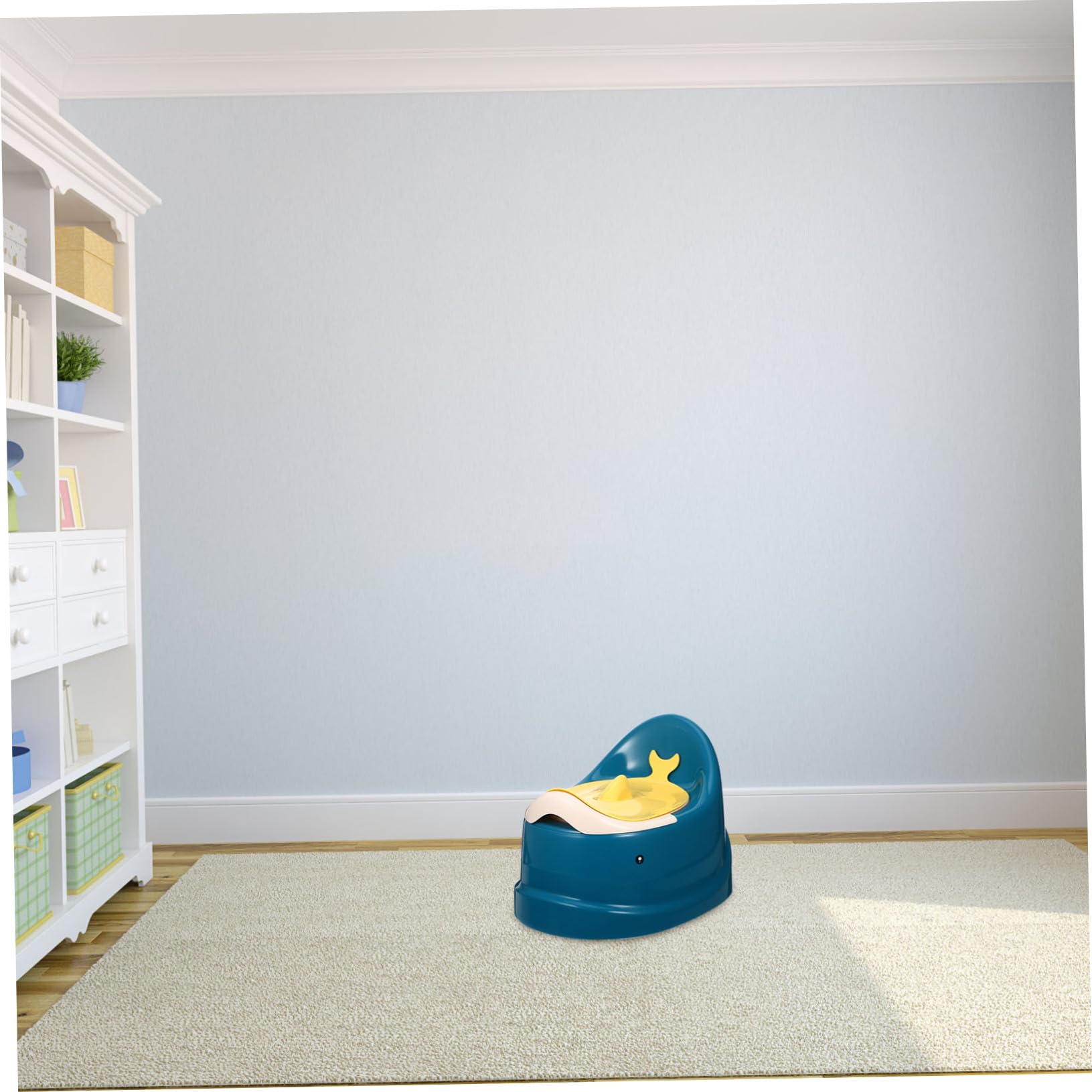 ERINGOGO Inodoro Reutilizable de Entrenamiento para Ir al Baño de Material PP y Ligero para Niños Pequeños Adecuado para Uso en Casa y Exterior