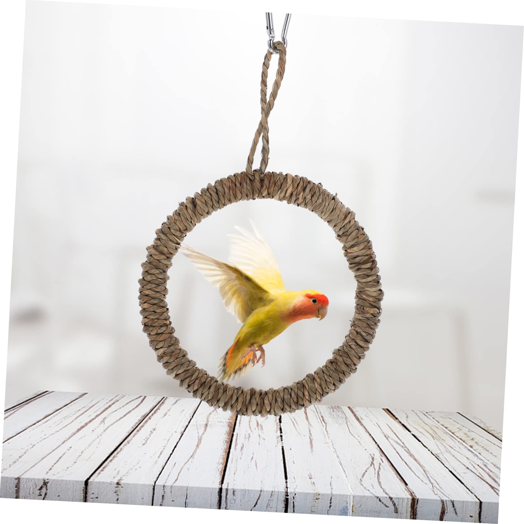 BESPORTBLE 5sets Giocattoli Per Uccelli Resistente All Usura Altalena Per Pappagalli e Piccoli Uccelli Accessorio Da Gabbia Decorativo e Funzionale Per Intrattenimento e Riposo