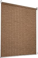 Vista 1 de Persianas enrollables, cortinas enrollables con filtro de luz, persianas enrollables para el hogar, fáciles de instalar (café, 35 pulgadas)