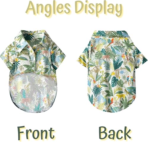 Miniatura 7 de Camisa hawaiana para perro, ropa de verano para mascotas, disfraz genial para perros grandes, camiseta de playa para perros medianos y grandes