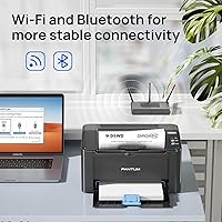 Vista 4 de PANTUM Laser Printer Black and White, Wireless Printer, Monochrome Compact Wireless Bluetooth Laser Printer P2502W Plus Work with PB-212