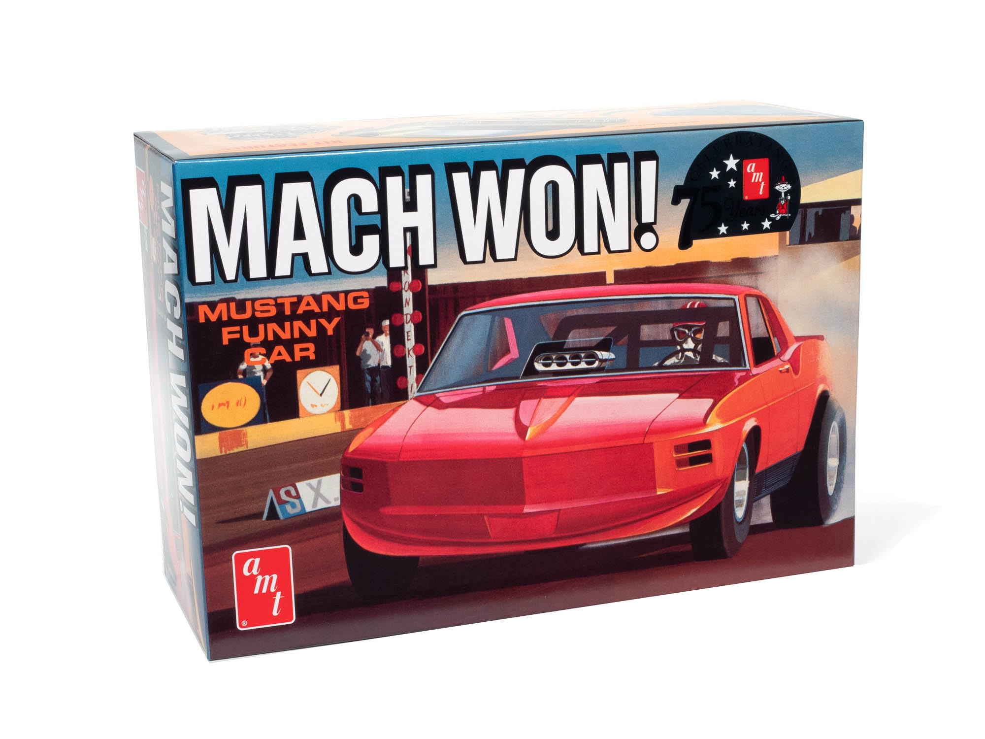 Amazon.com: AMT 1970 Ford Mustang Funny Car Mach Won 1:25 Scale