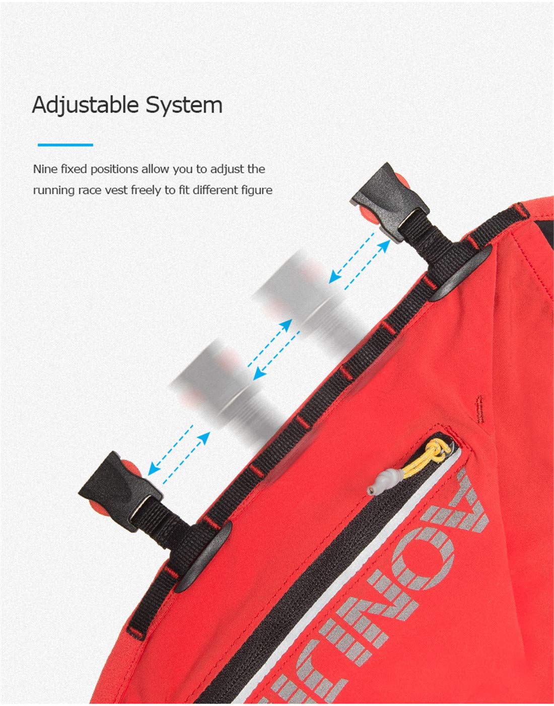 AONIJIE 12L Professional Outdoor Sport Rucksack Trinkrucksäcke Rucksack für Radfahren, Laufen Wandern Camping Marathon Race Klettern