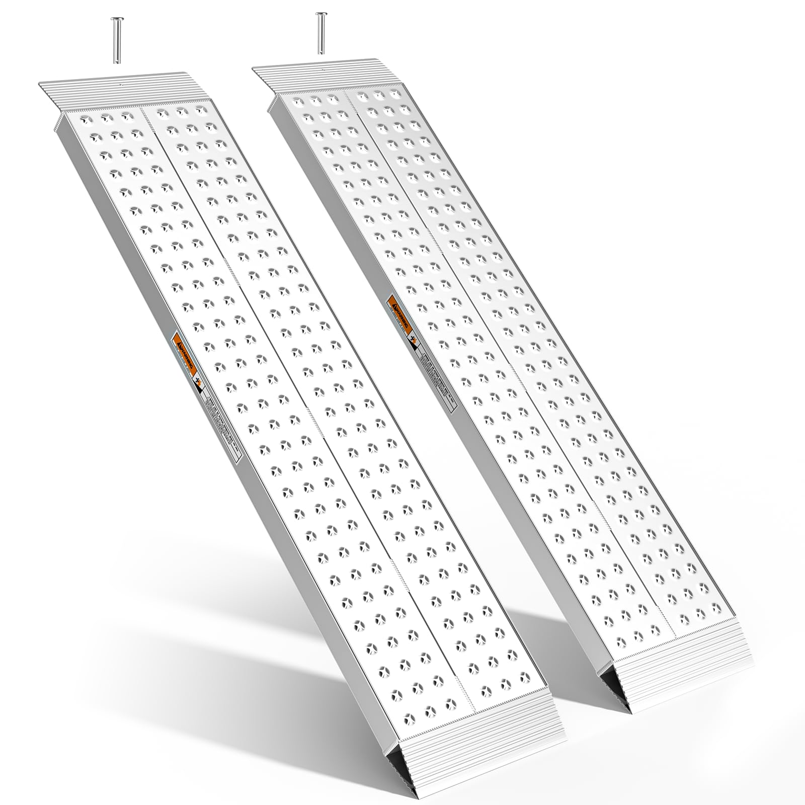 FACHNUO Rampe d'accès Pliable pour Moto - Capacité de charge 340 kg - Rampe de chargement portable en aluminium de 140 cm - Rampe antidérapante