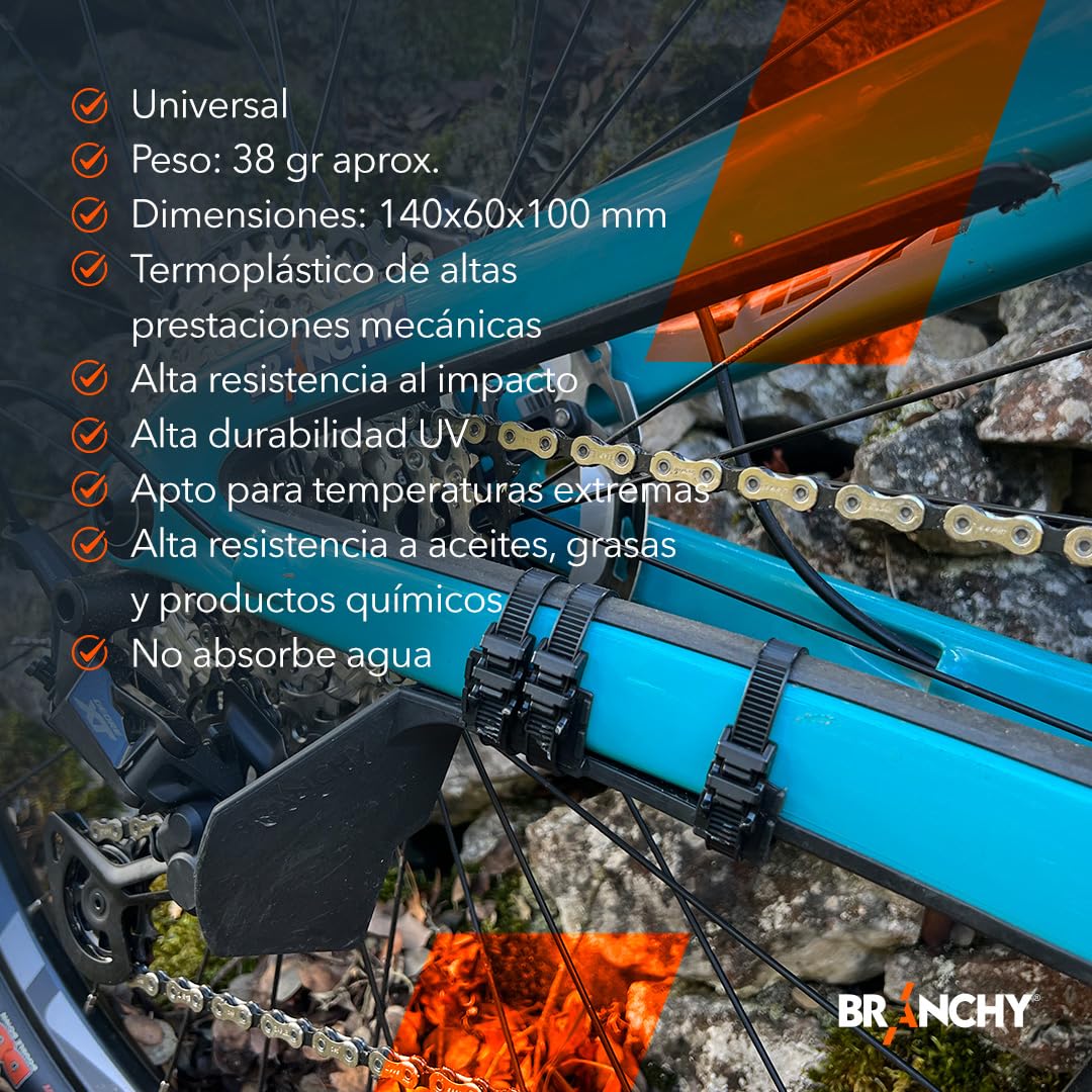 Branchy Protection, Protector Universal de Cambio Trasero Bicicleta | Recomendado para MTB, Ebike, Enduro, DH, Gravel