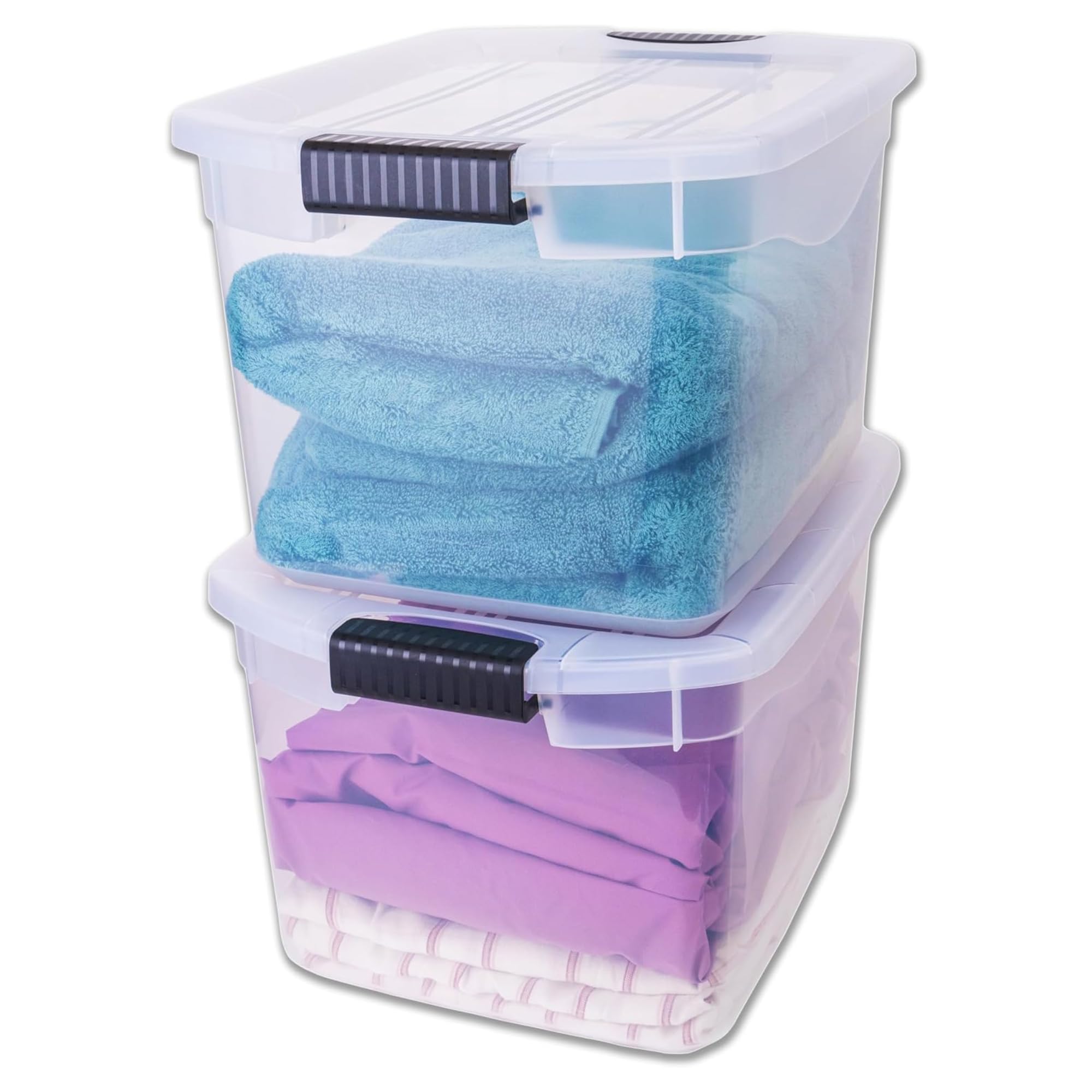 JOY - Caja de Almacenamiento Apilable — Pack de 2