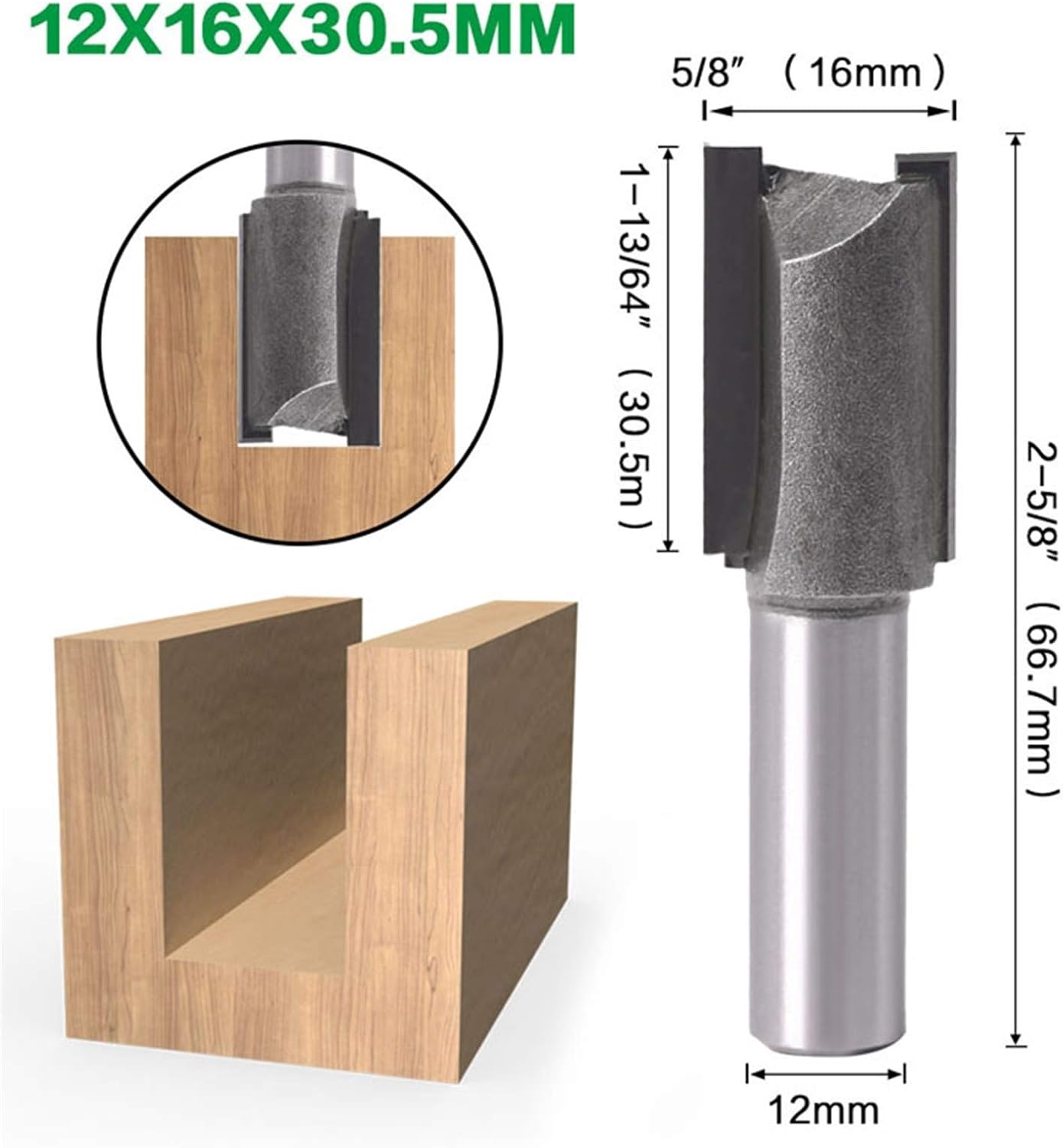 Amazon.co.jp ルータビットの幅が広い 1pc 12mmシャンク木製ルータービット8mm / 10mm / 24mm / 25mm