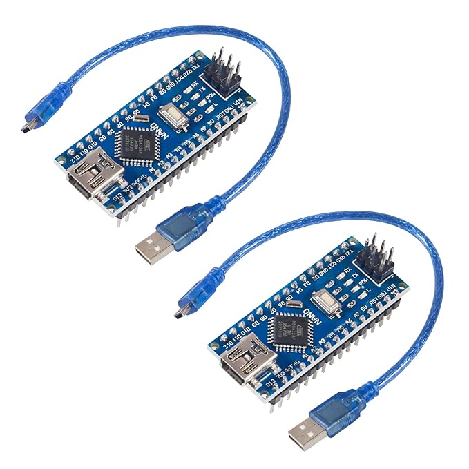 Diitao 2PACK for Nano V3.0 Module,ATmega328P 5V 16MHz CH340G Chip ...